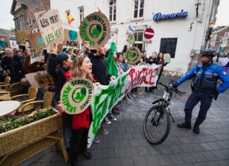 Jak włączać uczniów w działania na rzecz klimatu: praktyczne pomysły dla nauczycieli Młodzi ludzie na demonstracji klimatycznej z transparentami